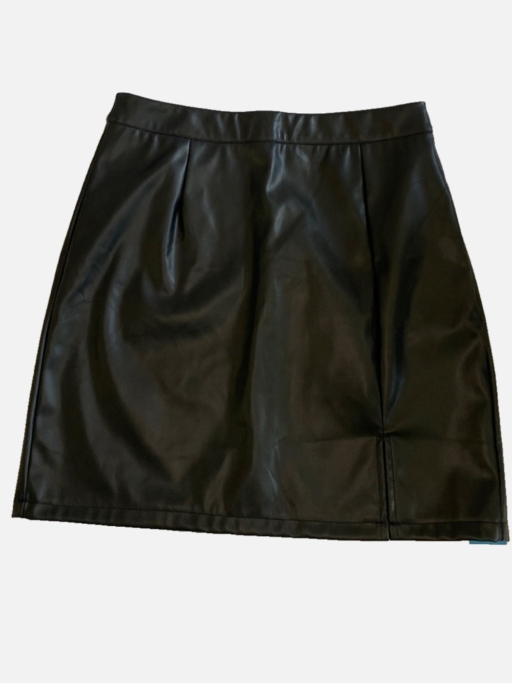 Cupshe Black Faux Leather Mini Skirt - Picture 2 of 8